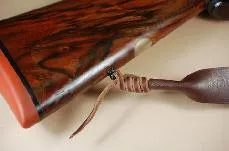 Three-turn clinch knot detail