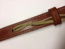 Vinegar applied to the affected leather